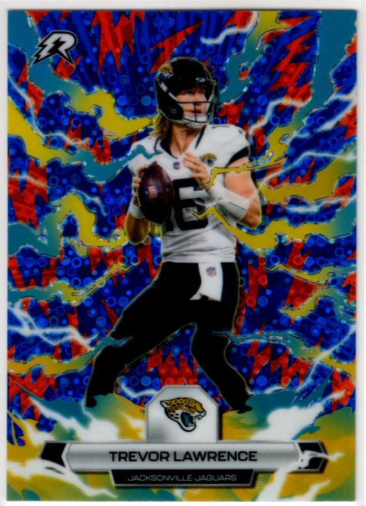 Trevor Lawrence 2025 Resurgence Blue and Orange Spark Card #44