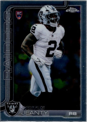 Ashton Jeanty 2025 Panini Topps Chrome Refractor RC #322
