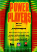 Malik Nabers 2025 Topps Chrome Power Players Refractor Card #PP-25
