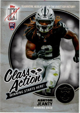 Ashton Jeanty Topps Signature Class 2025 Class Action RC Card #CA-17