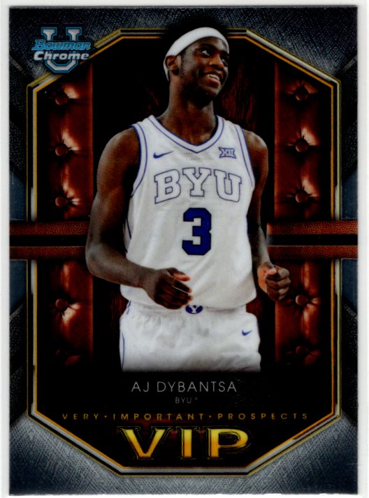 AJ Dybantsa 2025-26 Bowman Chrome VIP Card #VIP-1