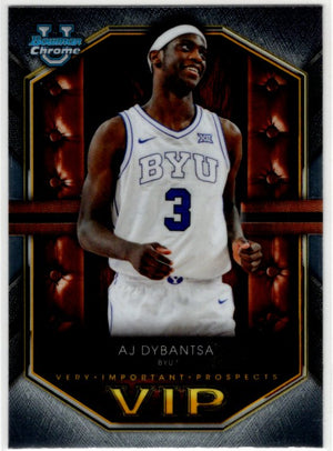 AJ Dybantsa 2025-26 Bowman Chrome VIP Card #VIP-1