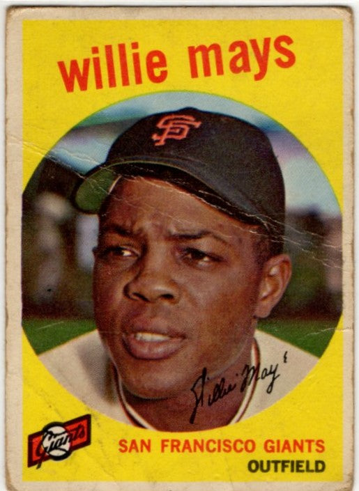 Willie Mays 1959 Topps Vintage Cards #50