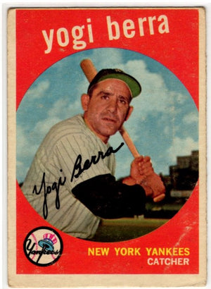 Yogi Berra 1959 Topps Card #180