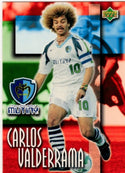 Carlos Valderrama 1997 Upper Deck Bandai Card