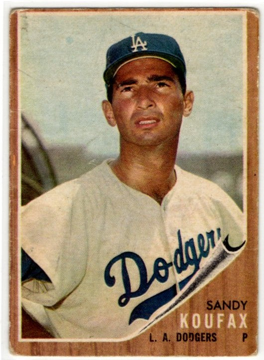 Sandy Koufax 1962 Topps Card #5
