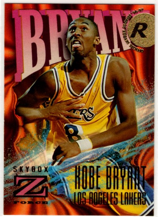 Kobe Bryant 1996-97 Skybox Z Force Rookie Card #142