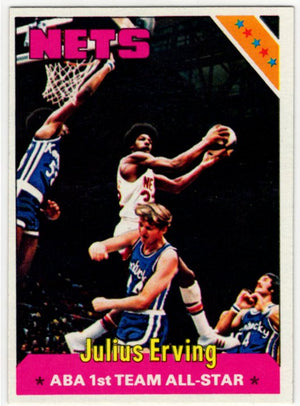 Julius Erving 1975-76 Topps Card #300