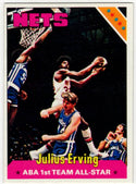 Julius Erving 1975-76 Topps Card #300