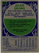 Julius Erving 1975-76 Topps Card #300