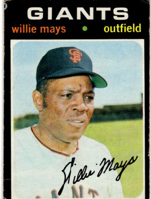 Willie Mays 1971 Topps #600 Card