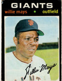 Willie Mays 1971 Topps #600 Card