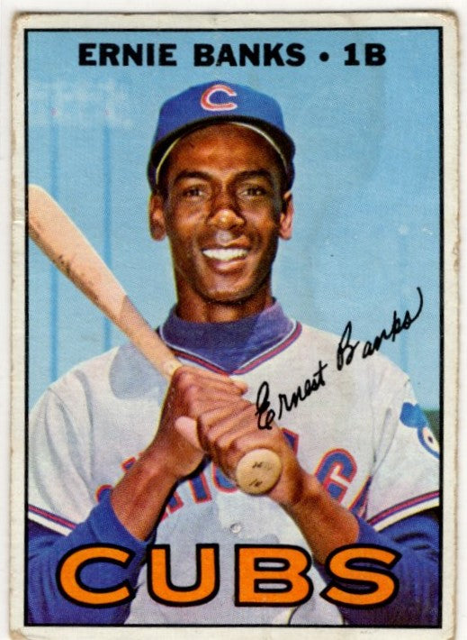 Ernie Banks 1967 Topps Card #215