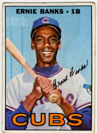 Ernie Banks 1967 Topps Card #215