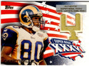 Isaac Bruce 2002 Topps Super Bowl Post Relic Card #SBT10