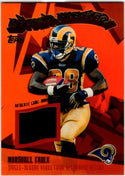 Marshall Faulk 2003 Topps Record Breakers Authentic Game Worn Card #RBR-MF