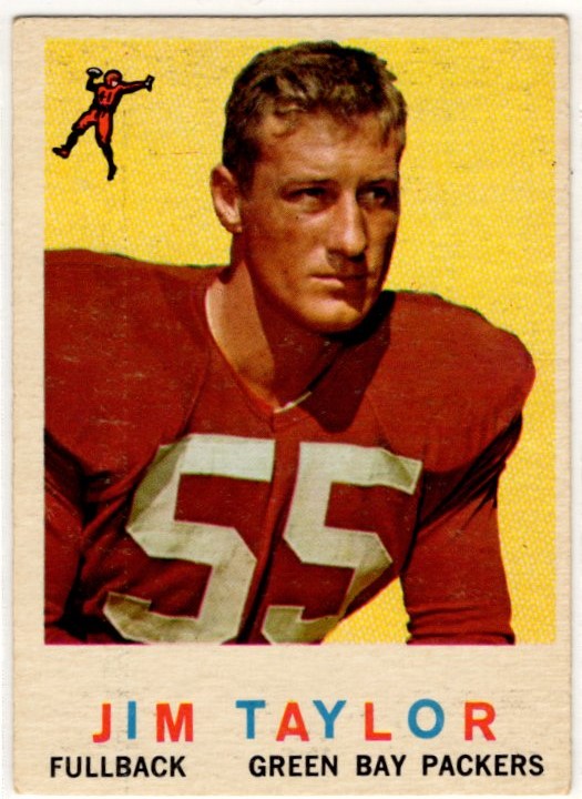 Jim Taylor 1959 Topps Card #155
