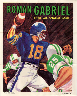 Roman Gabriel 1970 10 x 8 Poster #2