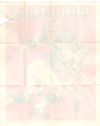 Bob Lilly 1970 10 x 8 Poster #19 Damaged