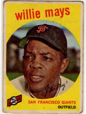 Willie Mays 1959 Topps Vintage Cards #50