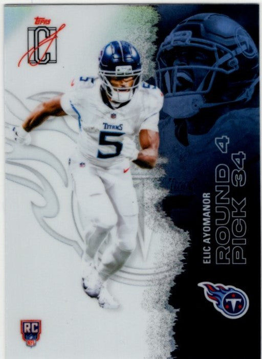 Elic Ayomanor 2025 Topps Signature Class Round 4 Pick 34 RC Card #120