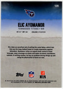 Elic Ayomanor 2025 Topps Signature Class Round 4 Pick 34 RC Card #120