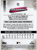 Jose Ramirez 2026 Topps Finest Performance Rare Card #239
