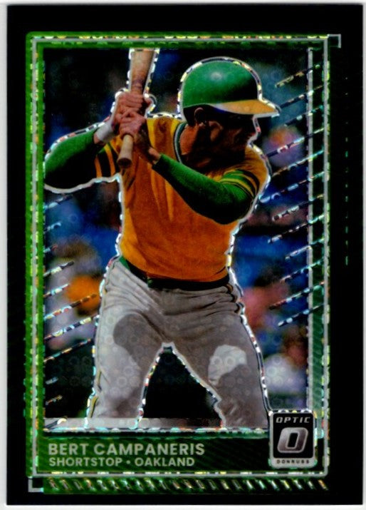Bert Campaneris 2025 Panini Donruss Optic Disco Prizm Black Boarder Card #42