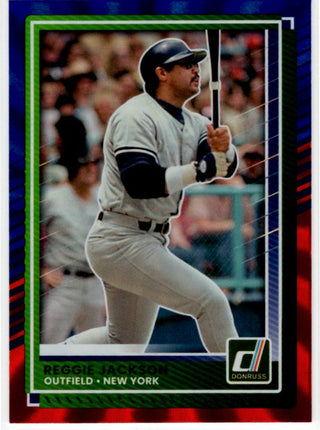 Reggie Jackson 2025 Panini Donruss Blue & Red Card #75