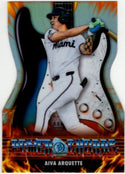 Aiva Arquette 2026 Bowman Chrome Power Chords Refractor Die-Cut Card #PC-18