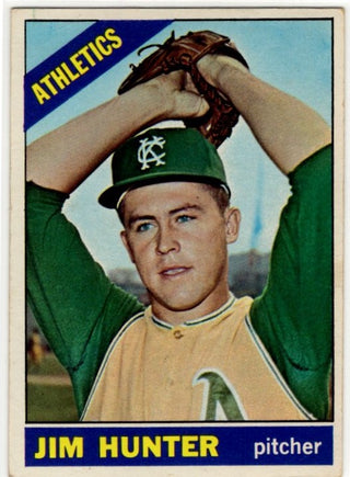 Jim Hunter 1966 Topps Card #36