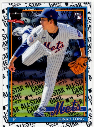 Jonah Tong 2026 Topps Series 2 All Star Foil RC Card #91B2-14