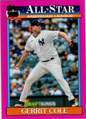 Gerrit Cole 2026 Topps Series 2 All-Star Pink Card #91AS-43