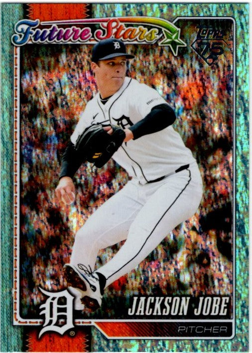 Jackson Jobe 2026 Topps Series 2 Future Stars Holo Foil Aqua Card #532