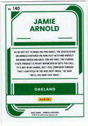 Jamie Arnold 2026 Panini Donruss Rated Prospect Rocket Foil Card #140