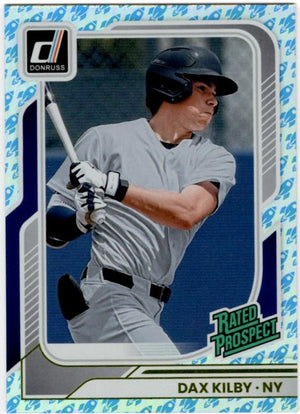 Dax Kilby 2026 Panini Donruss Rated Prospect Rocket Foil Card #167