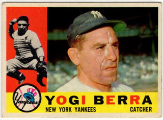 Yogi Berra 1960 Topps Card #480