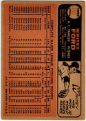 Whitey Ford Topps card 1966 #160 New York Yankees