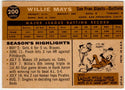 Willie Mays 1960 Topps Card #200