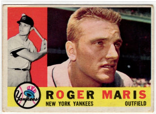 Roger Maris 1960 Topps Card #377