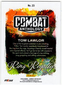 Tom Lawlor 2025 Panini Combat Anthology Ring Royal Blue Fireworks Card #23
