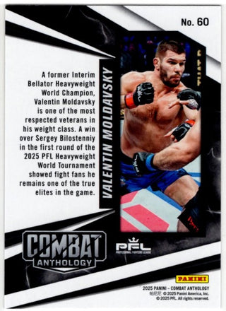 Valentin Moldavsky 2025 Panini Combat Anthology Red Firework Card #60 113/275