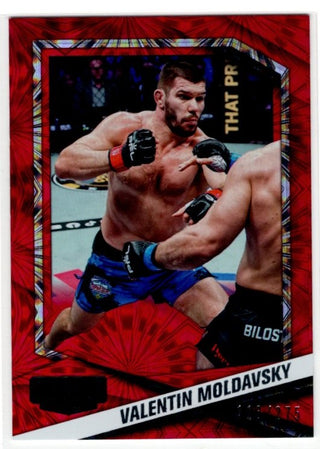 Valentin Moldavsky 2025 Panini Combat Anthology Red Firework Card #60 113/275