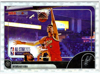 Victor Wembanyama 2025-26 Topps NBA Hoops All-Star Holo Foil Card #289