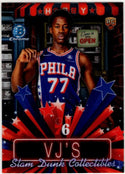 VJ Edgecomb 2025 Bowman Chrome Slam Dunk Collectibles Hobby Star RC Card #HS-8
