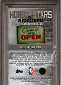 VJ Edgecomb 2025 Bowman Chrome Slam Dunk Collectibles Hobby Star RC Card #HS-8
