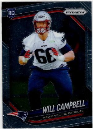 Will Campbell 2025 Panini Prizm RC Card #312