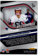 Will Campbell 2025 Panini Prizm RC Card #312
