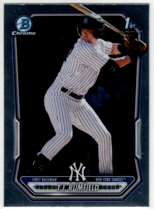 T.J. Rumfield 2026 Bowman Chrome 1st Bowman Prospect Card #BCP-134