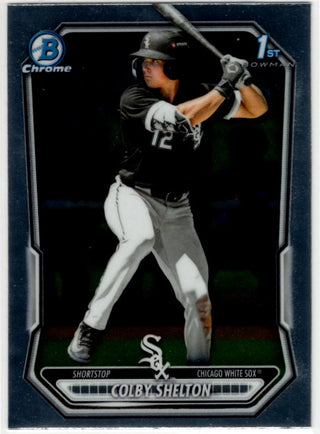 Colby Shelton 2026 Bowman Chrome 1st Bowman Prospect Card #BCP-144
